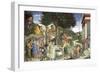 Scenes from the Life of Moses, 1481-1482-Sandro Botticelli-Framed Giclee Print