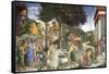 Scenes from the Life of Moses, 1481-1482-Sandro Botticelli-Framed Stretched Canvas