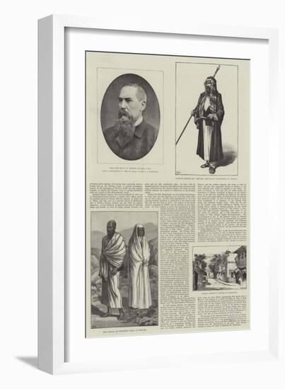 Scenes from the Life of R F Burton-null-Framed Giclee Print