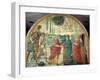 Scenes from the Life of Saint Joachim: Meeting at the Golden Gate-Benozzo Gozzoli-Framed Giclee Print