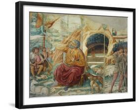 Scenes from the Life of Saint Joachim: the Annunciation-Benozzo Gozzoli-Framed Giclee Print