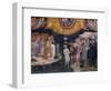 Scenes from the Life of Saint John the Baptist, Baptism of Jesus-Lorenzo & Jacopo Salimbeni-Framed Giclee Print