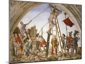 Scenes from the Life of Saint Philip: Crucifixion of the Saint-Filippino Lippi-Mounted Giclee Print