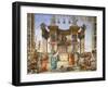 Scenes from the Life of Saint Philip: the Saint Driving the Dragon from the Temple-Filippino Lippi-Framed Giclee Print