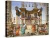 Scenes from the Life of Saint Philip: the Saint Driving the Dragon from the Temple-Filippino Lippi-Stretched Canvas