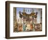 Scenes from the Life of Saint Philip: the Saint Driving the Dragon from the Temple-Filippino Lippi-Framed Giclee Print