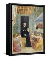 Scenes from the Life of St. Catherine: Saint Catherine's Disputation with the Philosophers-Tommaso Masolino Da Panicale-Framed Stretched Canvas