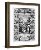 Scenes from the Life of St. Colette (1381-1447)-Theodor Galle-Framed Giclee Print