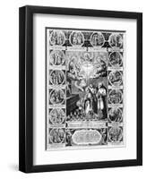 Scenes from the Life of St. Colette (1381-1447)-Theodor Galle-Framed Giclee Print