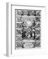 Scenes from the Life of St. Colette (1381-1447)-Theodor Galle-Framed Giclee Print