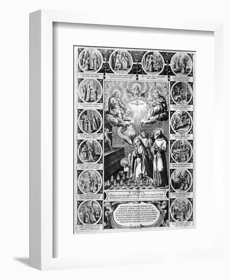 Scenes from the Life of St. Colette (1381-1447)-Theodor Galle-Framed Giclee Print