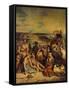 Scenes from the Massacre of Chios, 1822-Eugene Delacroix-Framed Stretched Canvas