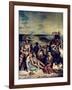 Scenes from the Massacre of Chios, 1822-Eugene Delacroix-Framed Giclee Print