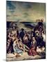 Scenes from the Massacre of Chios, 1822-Eugene Delacroix-Mounted Giclee Print