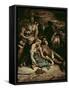 Scenes from the Massacre of Chios, 1822-Eugene Delacroix-Framed Stretched Canvas