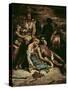 Scenes from the Massacre of Chios, 1822-Eugene Delacroix-Stretched Canvas