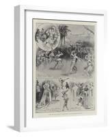Scenes from the Pantomime of Robinson Crusoe, at the Theatre Royal Drury Lane-null-Framed Giclee Print