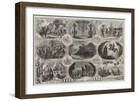 Scenes from the Pantomimes and Extravaganzas-null-Framed Giclee Print