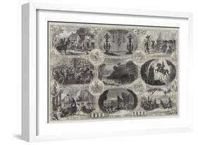 Scenes from the Pantomimes and Extravaganzas-null-Framed Giclee Print