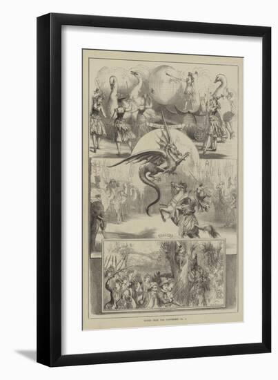 Scenes from the Pantomimes-David Henry Friston-Framed Giclee Print