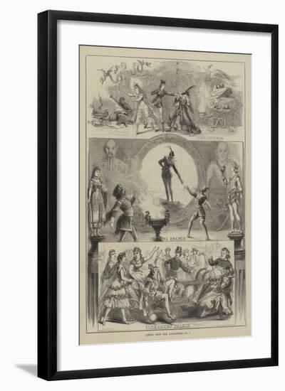 Scenes from the Pantomimes-David Henry Friston-Framed Giclee Print