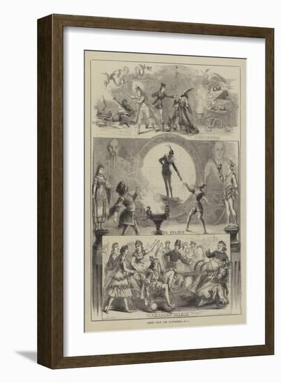 Scenes from the Pantomimes-David Henry Friston-Framed Giclee Print