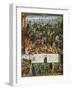 Scenes from the Seventh Crusade, 1248-1254 (15th Centur)-null-Framed Giclee Print