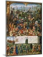 Scenes from the Seventh Crusade, 1248-1254 (15th Centur)-null-Mounted Giclee Print