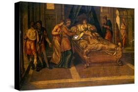 Scenes from the Story of David, 1561-Andrea Schiavone-Stretched Canvas