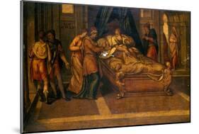 Scenes from the Story of David, 1561-Andrea Schiavone-Mounted Giclee Print