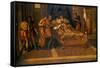 Scenes from the Story of David, 1561-Andrea Schiavone-Framed Stretched Canvas