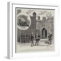 Scenes from The Yeomen of the Guard, the New Opera at the Savoy Theatre-Robert Barnes-Framed Giclee Print