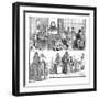 Scenes in a Laundry, 1884-null-Framed Giclee Print