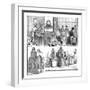 Scenes in a Laundry, 1884-null-Framed Giclee Print