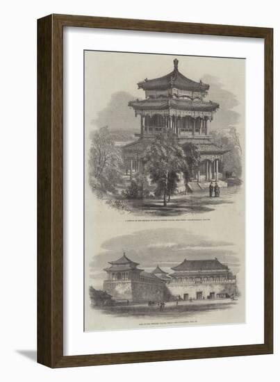 Scenes in Beijing-null-Framed Premium Giclee Print