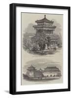 Scenes in Beijing-null-Framed Premium Giclee Print