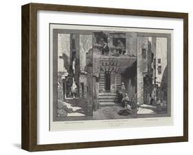 Scenes in Cairo-Charles Auguste Loye-Framed Giclee Print