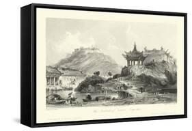 Scenes in China II-T. Allom-Framed Stretched Canvas