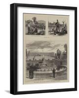 Scenes in France-null-Framed Giclee Print