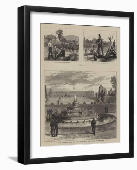 Scenes in France-null-Framed Giclee Print