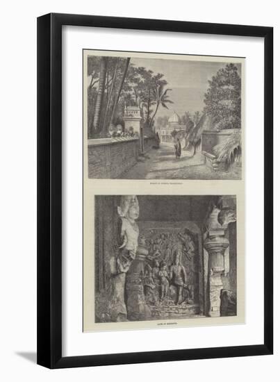 Scenes in India-null-Framed Giclee Print