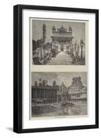 Scenes in India-null-Framed Giclee Print