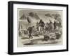 Scenes in Japan, the Governor of Kanagawa and Suite Going to a Fire-null-Framed Giclee Print