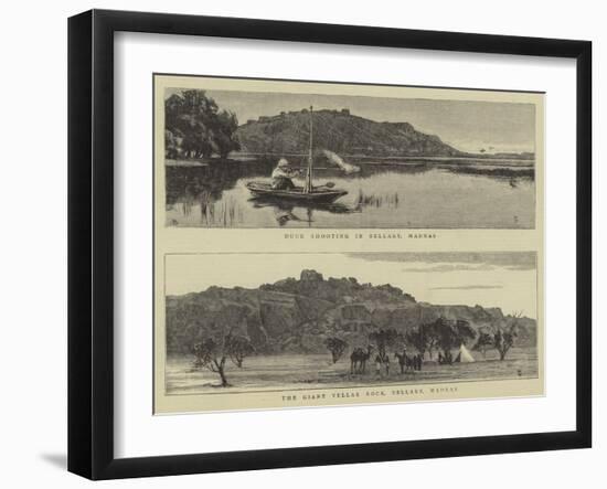 Scenes in Madras-null-Framed Giclee Print