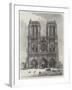 Scenes in Paris, the Cathedral of Notre Dame-null-Framed Giclee Print