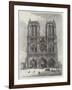 Scenes in Paris, the Cathedral of Notre Dame-null-Framed Giclee Print