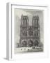 Scenes in Paris, the Cathedral of Notre Dame-null-Framed Giclee Print