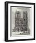 Scenes in Paris, the Cathedral of Notre Dame-null-Framed Giclee Print