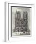 Scenes in Paris, the Cathedral of Notre Dame-null-Framed Giclee Print