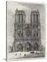 Scenes in Paris, the Cathedral of Notre Dame-null-Stretched Canvas